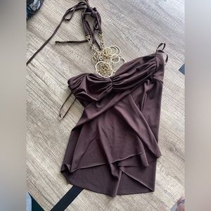 Y2K Halter Tank Top Shirt